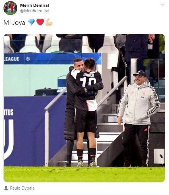 Merih Demiral takım arkadaşı Dybala'ya destek verdi